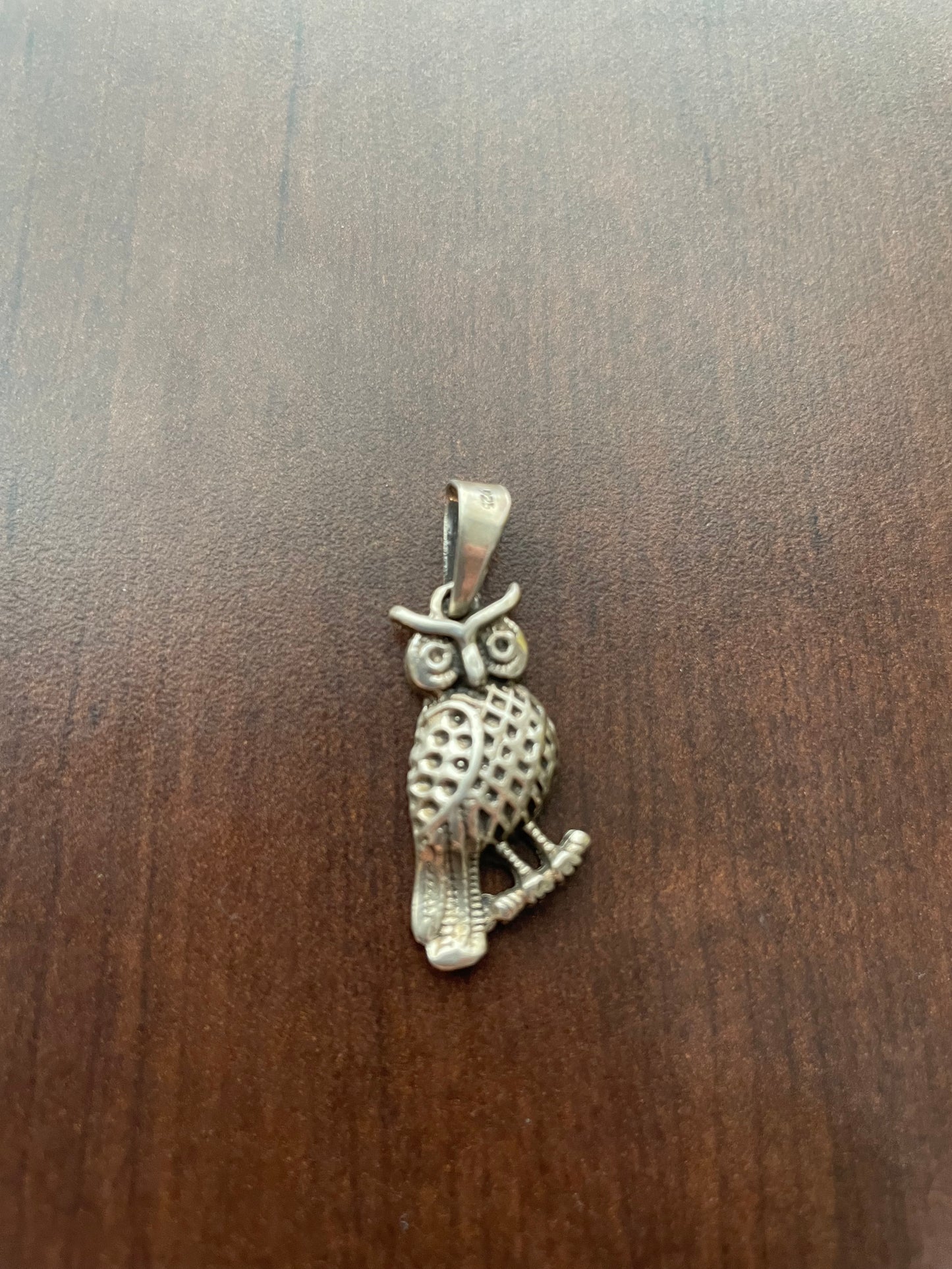 Mexico Silver Owl Charm.