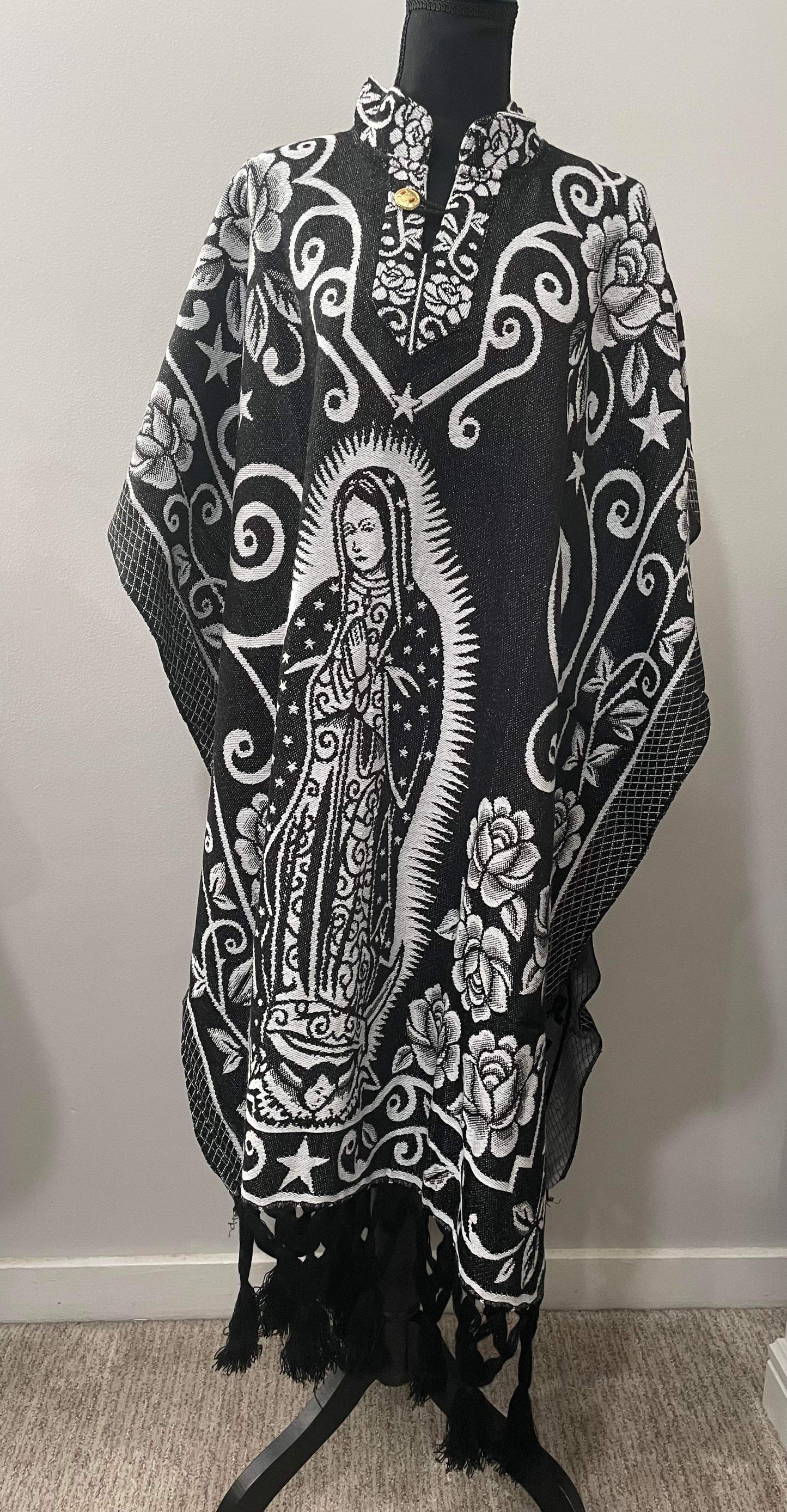 VIRGEN MARY MEXICAN PONCHO