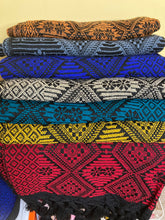Load image into Gallery viewer, Mexican Traditional Geometric Print Rebozo. Mexican Shawl.
