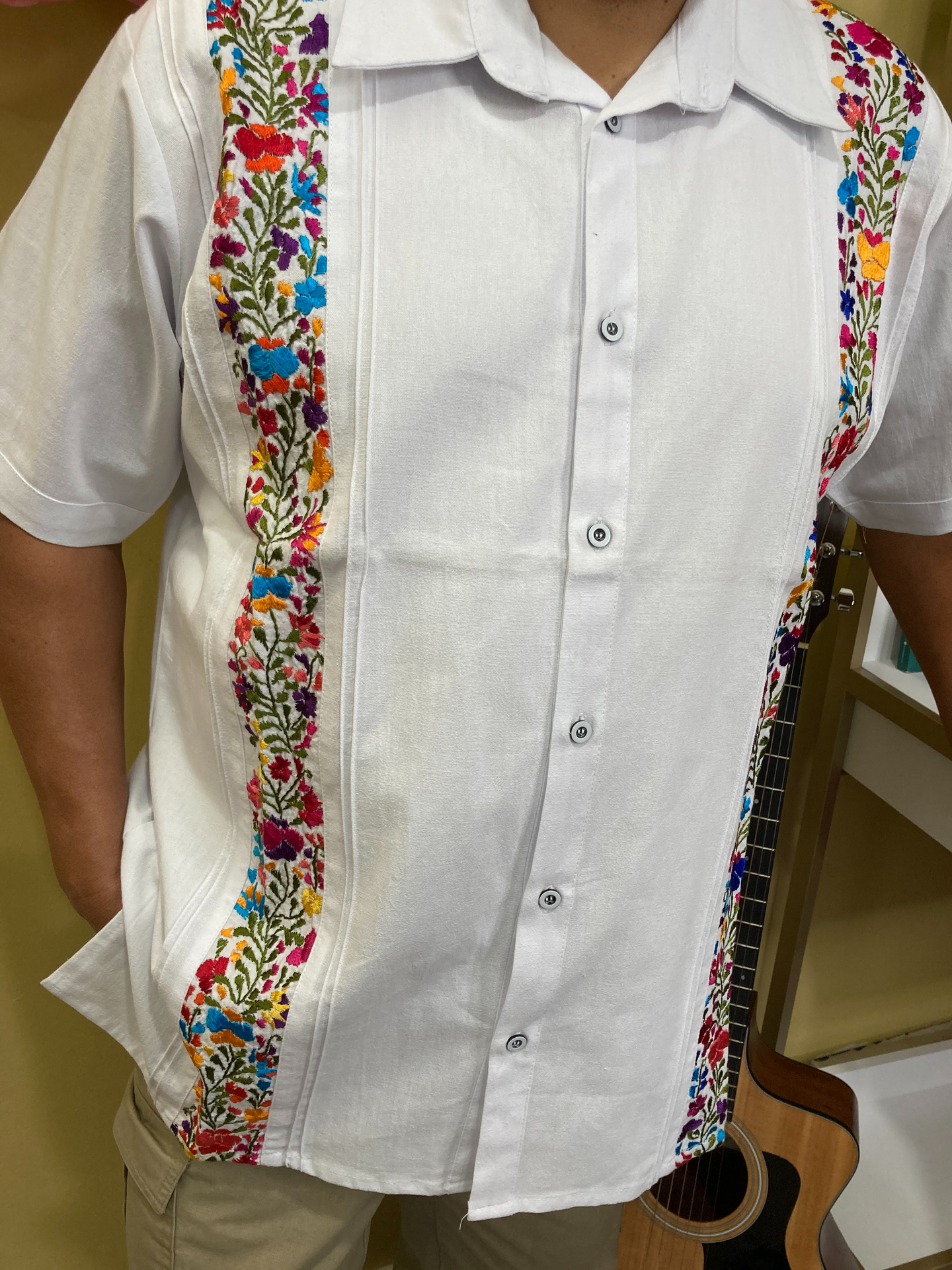 Mexican Embroidered Guayabera