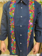 Load image into Gallery viewer, Mexican mens shirt/Hand/Guayabera Mexicana
